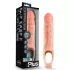 Телесный реалистичный фаллоудлинитель 9 Inch Silicone Cock Sheath Penis Extender - 22,86 см телесный 