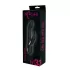 Черный вибратор-кролик NAGHI NO.33 RECHARGEABLE DUO VIBRATOR - 23 см черный 