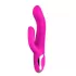 Розовый вибратор-кролик NAGHI NO.43 RECHARGEABLE DUO VIBRATOR - 23 см розовый 