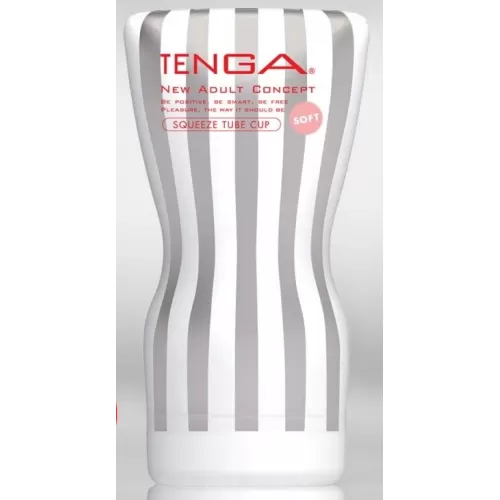 Мастурбатор TENGA Squeeze Tube Cup Soft белый 