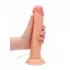 Телесный вибратор-реалистик Vibrating Realistic Cock 9  - 23,5 см телесный 