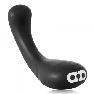 Черный гнущийся вибратор G-Kii G-Spot & Clitoral Vibrator - 23 см черный 