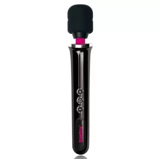 Черный вибростимулятор Training Master Ultra Powerful Rechargeable Body Wand - 30,5 см черный 