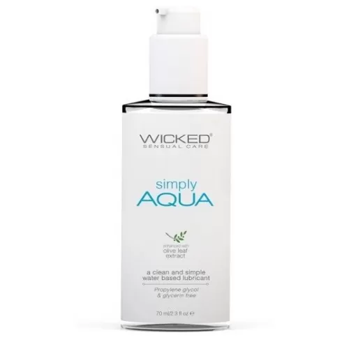 Легкий лубрикант на водной основе Wicked Simply AQUA - 70 мл  