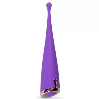 Фиолетовый клиторальный вибратор The Countess Pinpoint Vibrator - 19 см фиолетовый 