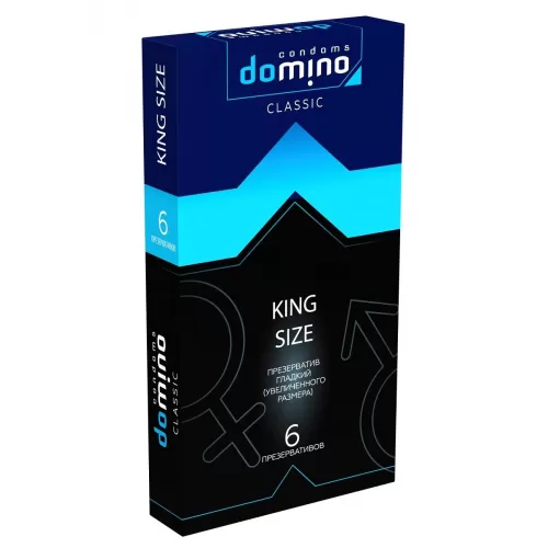 Презервативы увеличенного размера DOMINO Classic King size - 6 шт  