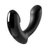 Черный вибромассажер простаты Ultimate Silicone P-Spot Massager черный 