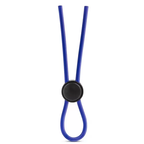 Синее эрекционное лассо Silicone Loop Cock Ring синий 