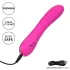 Розовый вибромассажер Insatiable G Inflatable G-Wand с функцией расширения - 21,5 см розовый 