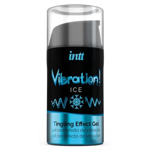 Жидкий интимный гель с эффектом вибрации Vibration! Ice - 15 мл  