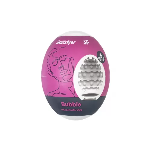 Мастурбатор-яйцо Satisfyer Bubble Mini Masturbator белый 