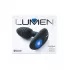 Черный интерактивный вибратор OhMiBod Lumen for Kiiroo с подсветкой - 10,2 см черный 