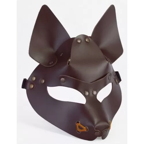 Коричневая маска Wolf коричневый 