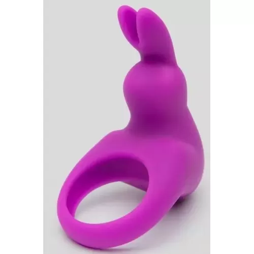 Фиолетовое эрекционное виброкольцо Happy Rabbit Cock Ring Kit фиолетовый 