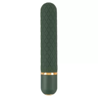 Зеленый мини-вибратор Luxurious Bullet Vibrator - 12,6 см зеленый 