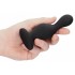 Черная анальная пробка Wave Butt Plug - 11,3 см черный 