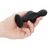 Черная анальная пробка Magic Butt Plug - 11,3 см черный 