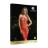 Пикантное платье без бретелек Star Rhinestone красный S-M-L
