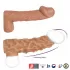 Телесная насадка с венками и открытой головкой Nude Sleeve L - 14 см телесный 