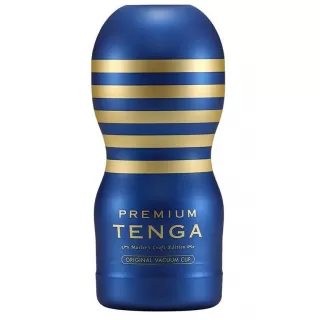 Мастурбатор TENGA Premium Original Vacuum Cup синий 