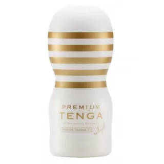 Мастурбатор TENGA Premium Vacuum Cup Soft белый 