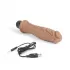 Кофейный вибратор-реалистик 8  Girthy Realistic Vibrator - 24,5 см кофейный 