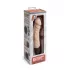 Телесный вибратор-реалистик 6.5  Girthy Realistic Vibrator - 19 см телесный 