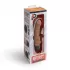 Кофейный вибратор-реалистик 6  Realistic Vibrator - 17 см кофейный 