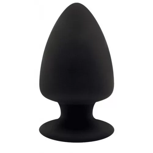 Черная анальная втулка Premium Silicone Plug XS - 8 см черный 