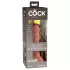 Кофейный фаллоимитатор 6  Silicone Dual Density Cock - 17 см кофейный 