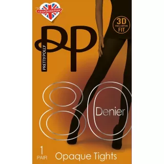 Теплые колготки с 3D-плетением Premium Opaques черный XL