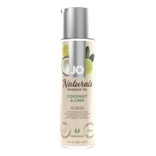 Массажное масло с ароматом кокоса и лайма JO Naturals Coconut & Lime - 120 мл  