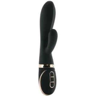 Черный вибратор-кролик Dual Stim Rabbit Vibrator черный 