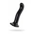 Черный стимулятор для пар P&G-Spot Dildo Size M - 18 см черный 