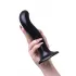 Черный стимулятор для пар P&G-Spot Dildo Size M - 18 см черный 