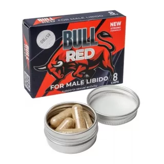 Пищевой концентрат для мужчин BULL RED - 8 капсул  