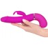 Лиловый вибратор-кролик с функцией сквирта Cumshot Rabbit Vibrator - 24 см лиловый 