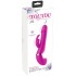 Лиловый вибратор-кролик с функцией сквирта Cumshot Rabbit Vibrator - 24 см лиловый 