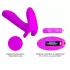 Лиловый мультифункциональный вибратор Remote Control Massager лиловый 