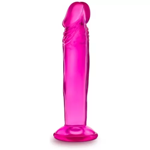 Розовый анальный фаллоимитатор Sweet N Small 6 Inch Dildo With Suction Cup - 16,5 см розовый 