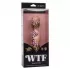 Универсальный вибромассажер WTF - 19 см разноцветный 