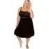 Ночная сорочка plus size из эластичной микрофибры кремовый 5X