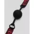Кляп-шар на двусторонних ремешках Reversible Silicone Ball Gag красный с черным 