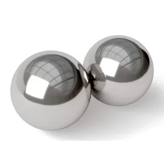 Серебристые вагинальные шарики Stainless Steel Kegel Balls серебристый 