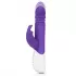 Фиолетовый пульсирующий вибромассажер G-Spot Thrusting Rabbit - 24 см фиолетовый 