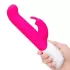 Розовый вибромассажер для G-точки Come hither G-Spot Rabbit - 24,5 см розовый 