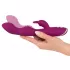 Фиолетовый вибратор A & G-Spot Rabbit Vibrator для стимуляции зон G и A - 23,6 см фиолетовый 