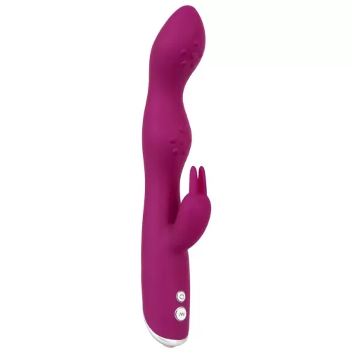 Фиолетовый вибратор A & G-Spot Rabbit Vibrator для стимуляции зон G и A - 23,6 см фиолетовый 