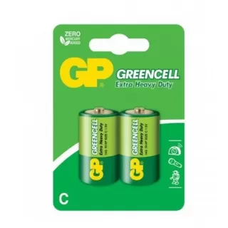 Батарейки солевые GP GreenCell C/R14G - 2 шт  