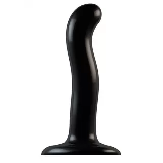 Черный фаллоимитатор-насадка Strap-On-Me P&G spot Dildo size S - 16,4 см черный 